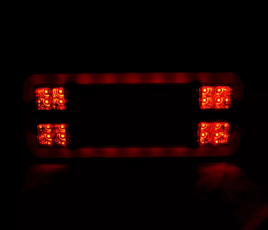 LED неон стоп, 20см, L=R, с 6 функции, 12/24V - Малък