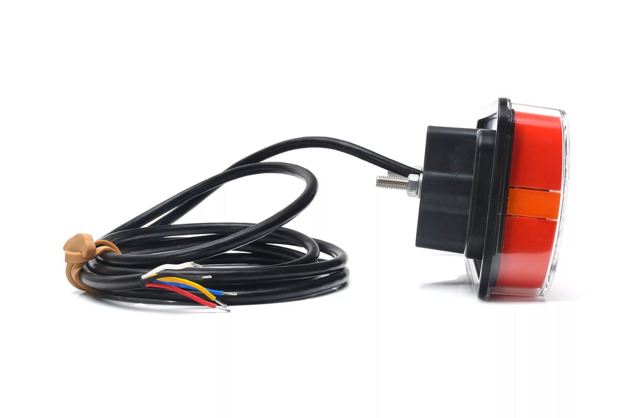 LED неон стоп, с динамичен мигач, 20см, L=R, с 5 функции, 12/24V - Малък