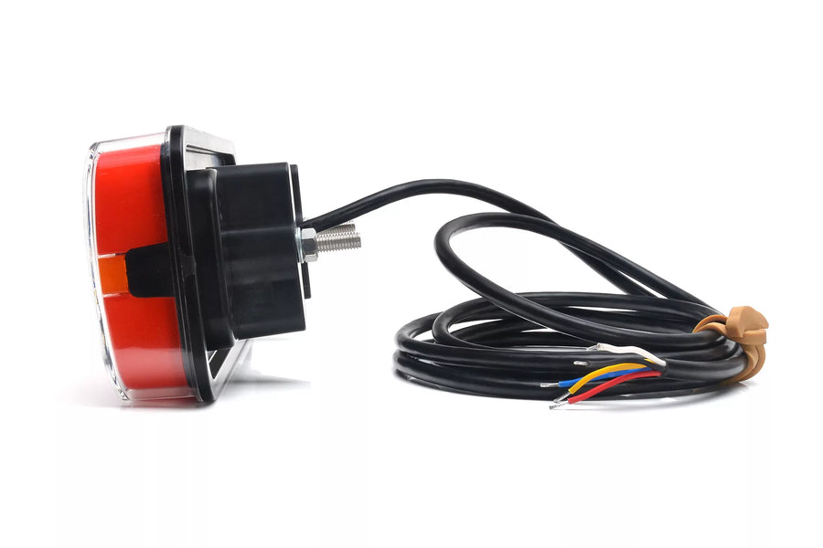 LED неон стоп, с динамичен мигач, 20см, L=R, с 5 функции, 12/24V - Малък