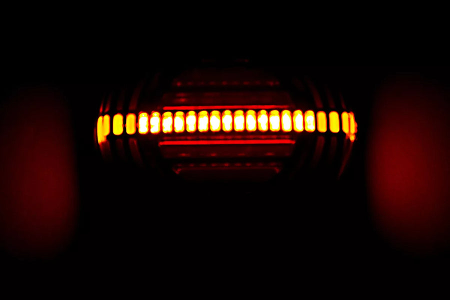 LED НЕОН стоп с 3 кръга и динамичен мигач, кръгъл 12/24V