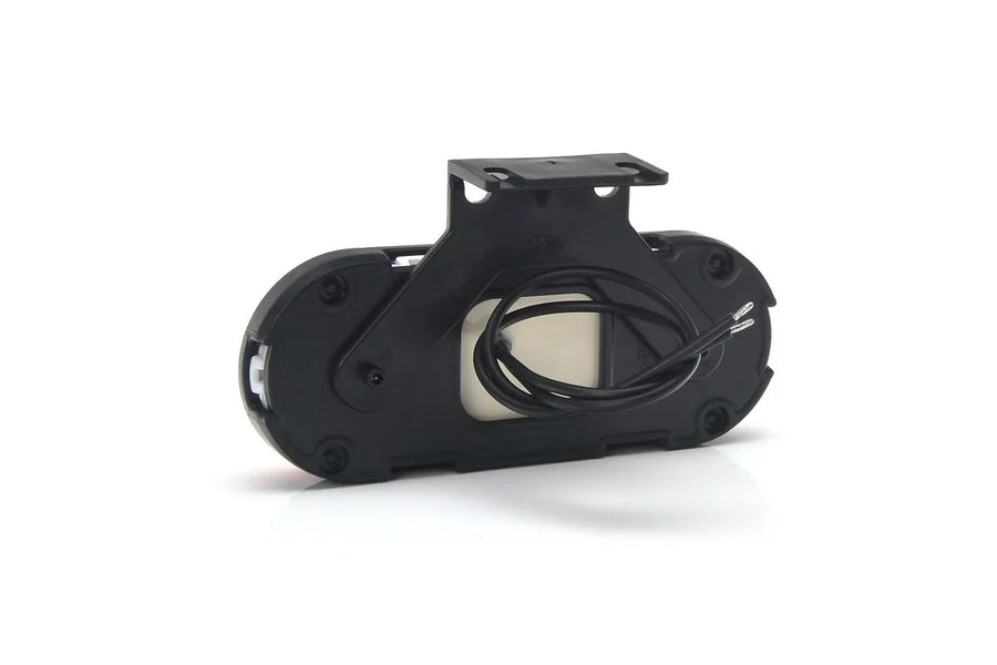 Неон ADR LED габарит, овал с 20 диода, 12/24V - червен
