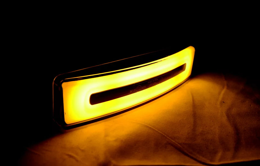 LED габарит на покрив за Scania R, до 2016 жълт неон