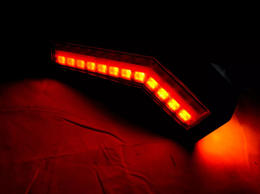 LED стоп тип рогче, с динамичен мигач, ляв, с 9 функции, 12/24V