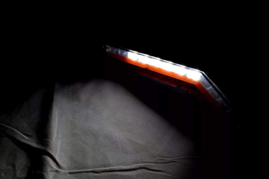 LED стоп тип рогче, с динамичен мигач, ляв, с 9 функции, 12/24V