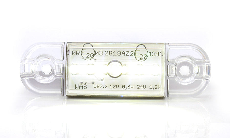 Диоден габарит с 6 LED, 12/24V, WAS - Бял