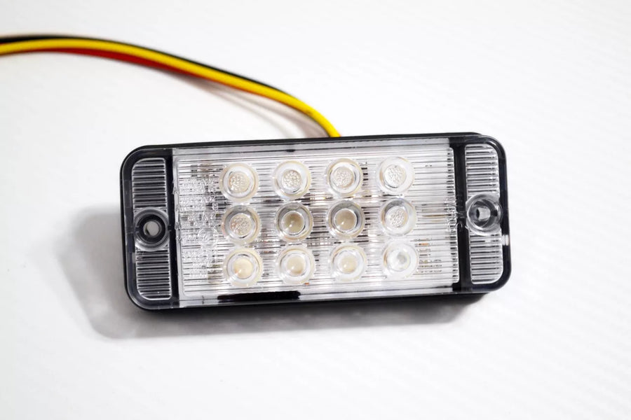 LED стоп за ремарке с прозрачно стъкло, 12/24V, 12 диода