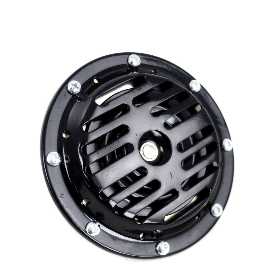 Клаксон от 12V, кръгъл и метален - 1 бр.
