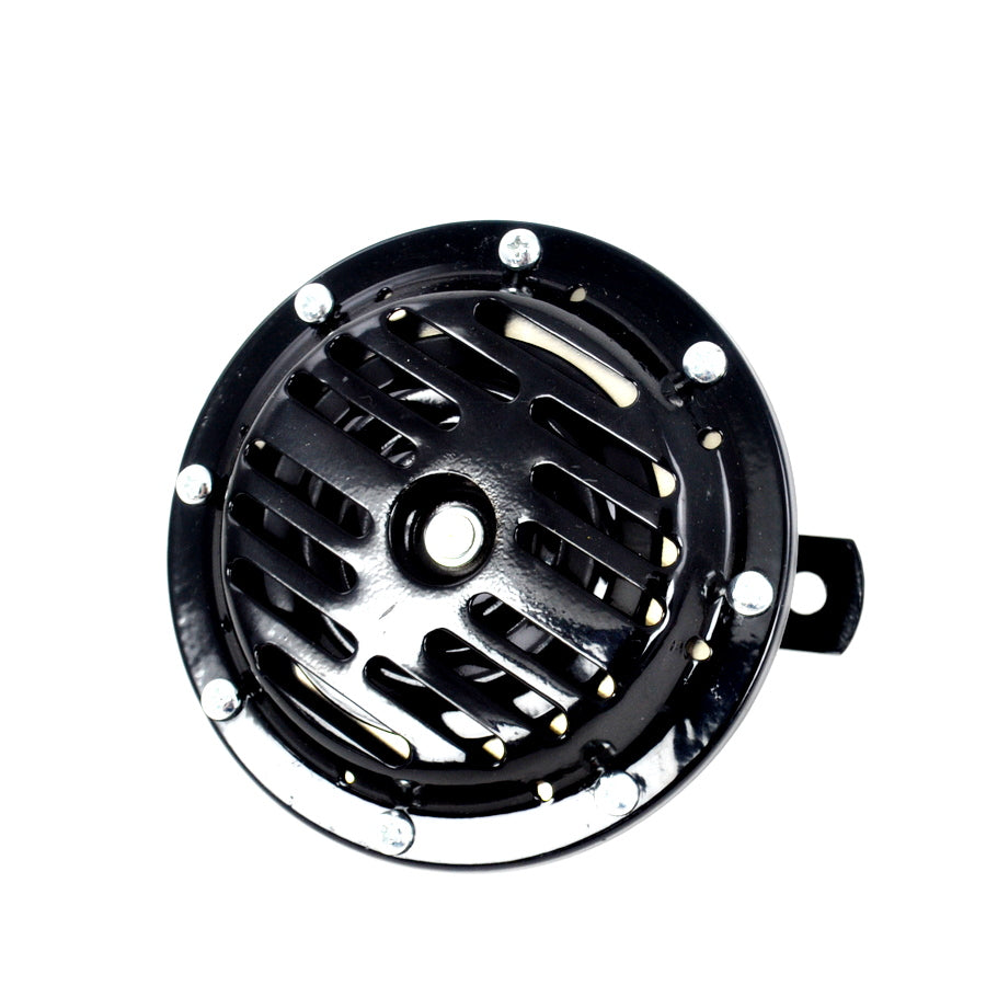 Клаксон от 12V, кръгъл и метален - 1 бр.