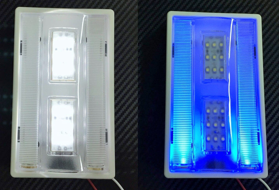 Бял LED Плафон с 2 функции, 12V