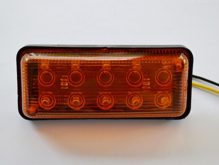 LED габарит жълт, 12V, с 10 диода, Полша