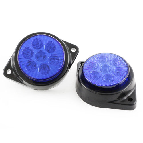 Син LED габарит 24V, диодна светлина със 7 SMD