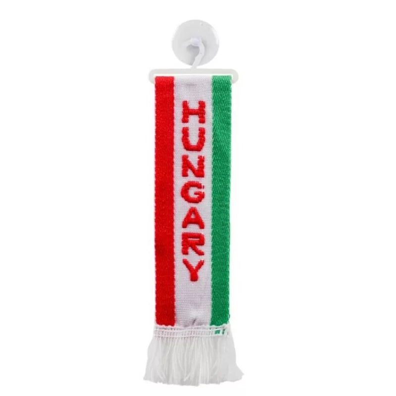 Знаме HUNGARY, с вендуза за захващане, 5х22 см.