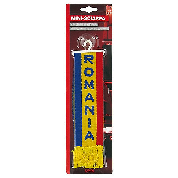 Знаме ROMANIA, с вендуза за захващане, 5х22 см.