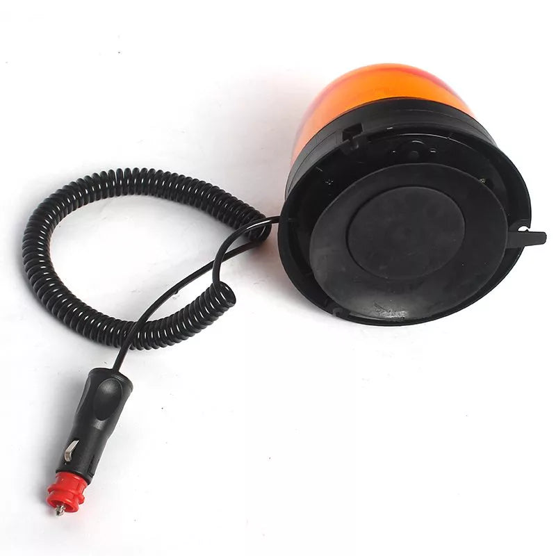 Оранжев LED маяк, тип Tornado с 6 функции, 12/24V