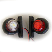 LED рогче бяло/червено - 24V