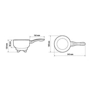 Електрически тиган 12V, 170W, USB, 1.9Л