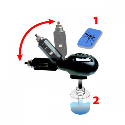 Комбо машинка за комари, таблетка + течност 24V