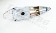 Бял LED габарит Peterbilt, 12V - Хром никел