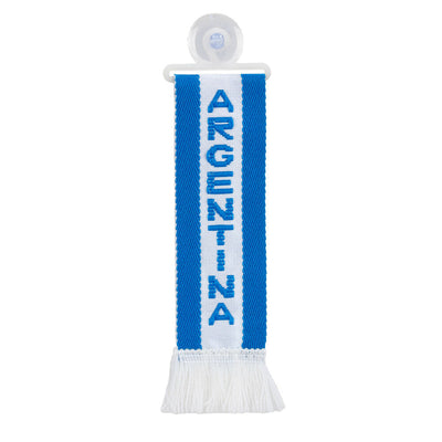 Знаме 5х22 см. за ARGENTINA, с вендуза за захващане