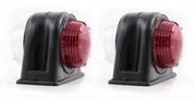 LED диодно рогче, червено-бяло - 24V