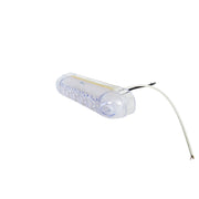 Овален LED габарит, бяла светлина - 24V