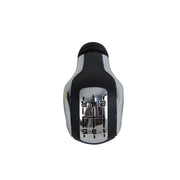 Топка за скоростен лост за Peugeot 307, 308, 408, Citroen C2, 5 скорости, 5R, черна + хром
