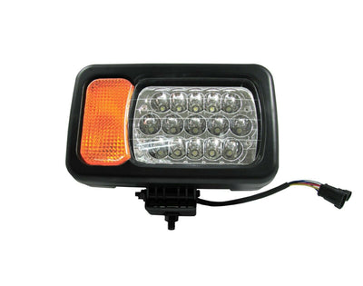 Десен фар 16LED къси / дълги светлини мигач рефлектор подходящ за трактор комбайн багер и др.