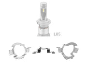 Комплект от 2 броя Адаптери за LED крушки H7 за Nissan Qashqai Нисан Кашкай, Bmw X5, БМВ Х5 Volkswagen Tiguan Тигуан, Touareg Туатег , Golf, Голф Polo Поло, Ford Focus Форд Фокус