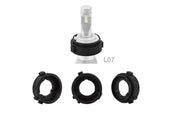 Комплект от 2 броя Адаптери за LED крушки H7 за Фолксваген Volkswagen VW Голф 6 Golf 6 VI, Пасат Passat