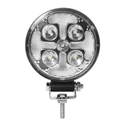LED халоген + мигач, кръгъл - Комбо