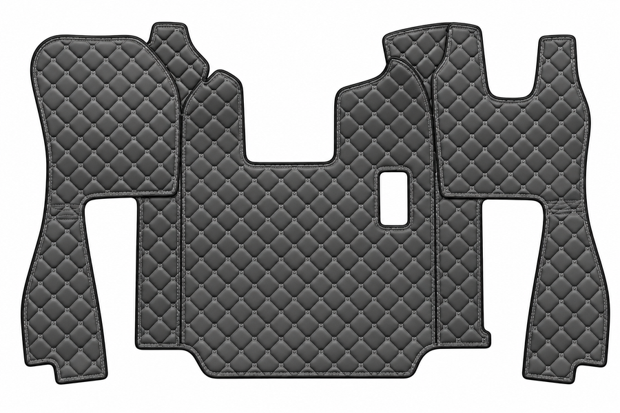 Кожени стелки за SCANIA R NORMAL SEATS (Автомат) – Тъмно сиво, к-т