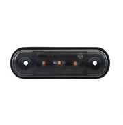 Жълта LED Габаритна светлина / Маркер - Опушен 3 диода 12V-24V
