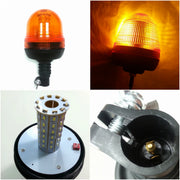 LED Аварийна/сигнална лампа Маяк буркан 12/24V MAR708