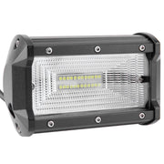 Универсален 72W Лед LED Халоген Фар Работна Лампа 12V - 24V с Разпръсната Flood Светлина за автомобил офроуд бус ван камион