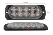 12 LED ЛЕД Аварийна Лампа За Пътна Помощ, Жълта Блиц Светлина, Мигаща