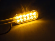 12 LED ЛЕД Аварийна Лампа За Пътна Помощ, Жълта Блиц Светлина, Мигаща