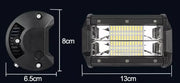 13 См 72W Мощен Лед Диоден Бар 24 Led Халоген Лампа Прожектор 12V 24V