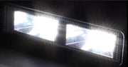 Универсален 48W Лед LED Халоген Фар Работна Лампа 12V - 24V с комбинирана бяла светлина за автомобил офроуд бус ван камион