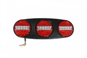 Комплект 12V - 24V Led Лед Тройни Диодни Стопове - Комбинирани Стоп, Габарит, Мигач, Задна Светлина