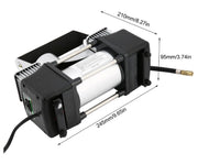 Компресор За Помпане На Гуми Двубутален Двуцилиндров Метален 12V 20A