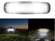 Универсален 48W Лед LED Халоген Фар Работна Лампа 12V - 24V с комбинирана бяла светлина за автомобил офроуд бус ван камион