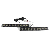 Комплект Извити За Броня Предни Мощни 9 Led Лед Диодни Дневни Светлини 12V 54W