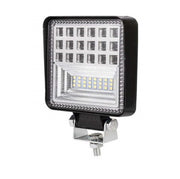 Универсален 126W Лед LED Халоген Фар Работна Лампа 12V - 24V бяла светлина за автомобил офроуд бус ван камион