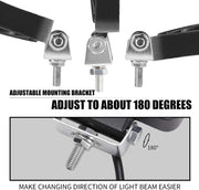 Универсален 126W Лед LED Халоген Фар Работна Лампа 12V - 24V бяла светлина за автомобил офроуд бус ван камион