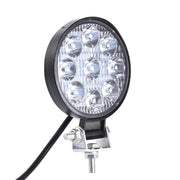 Комплект от 2бр. Мини Лед LED Диоден Фар Халоген Дневни Светлини 12V - 24V за автомобил офроуд бус ван камион