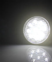 Комплект от 2бр. 42W Мини Лед LED Диоден Фар Халоген Дневни Светлини 12V - 24V за автомобил офроуд бус ван камион