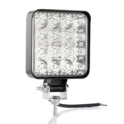 Комплект от 2бр. 48W Мини Лед LED Диоден Фар Халоген Дневни Светлини 12V - 24V за автомобил офроуд бус ван камион