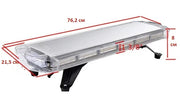 76 см LED Аварийна Сигнална Лампа - Маяк, 15 Режима, E-Mark E9, 12V / 24V,Оранжева Светлина, За Пътна Помощ, Репатрак, Платформа, Снегорин и Багер