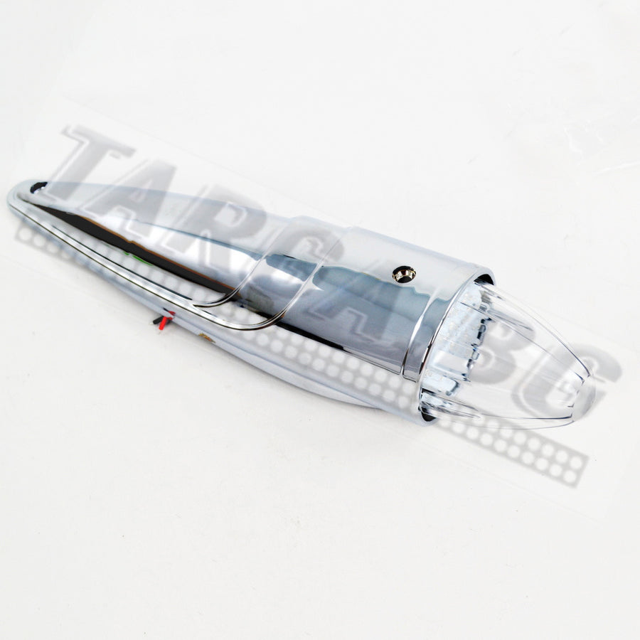 Бял LED габарит Peterbilt, 12V - Хром никел