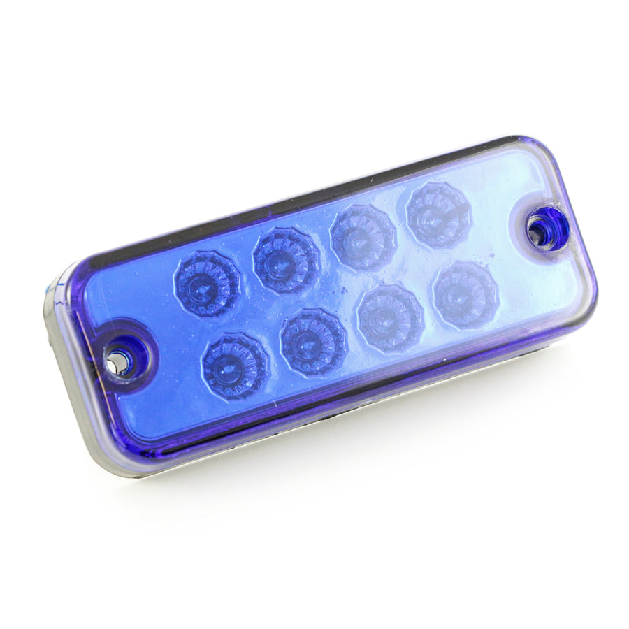 Син LED Габарит с 8 диода, 12V